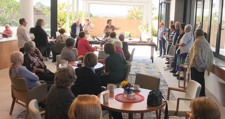 Kingsford Terrace Corinda- Biggest morning tea - Residents at event
